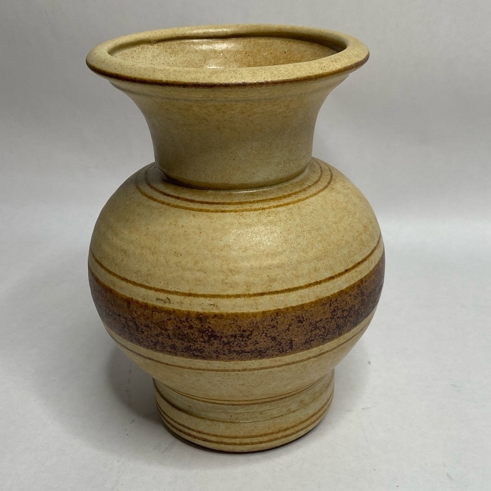 Pottery Craft USA Stoneware Vase 8” Textured